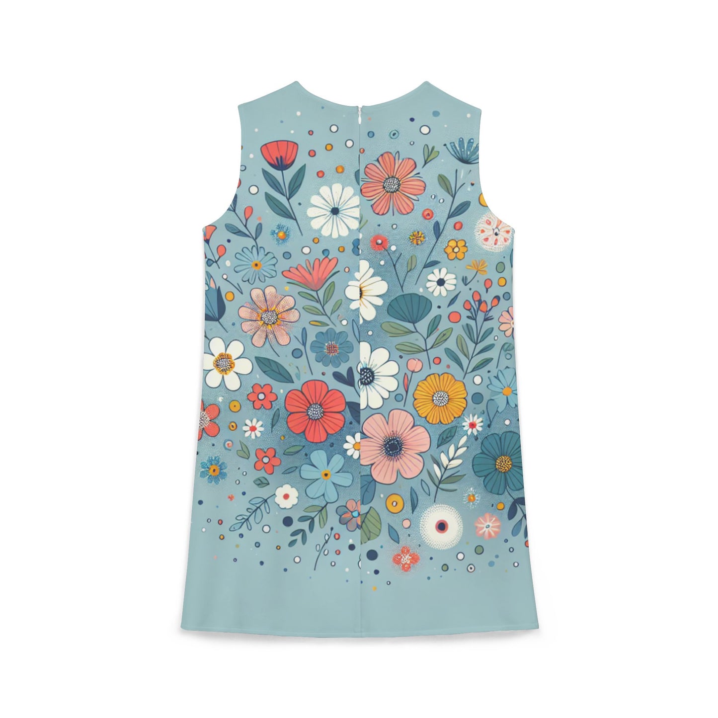 A-line Sleeveless Dress (AOP)