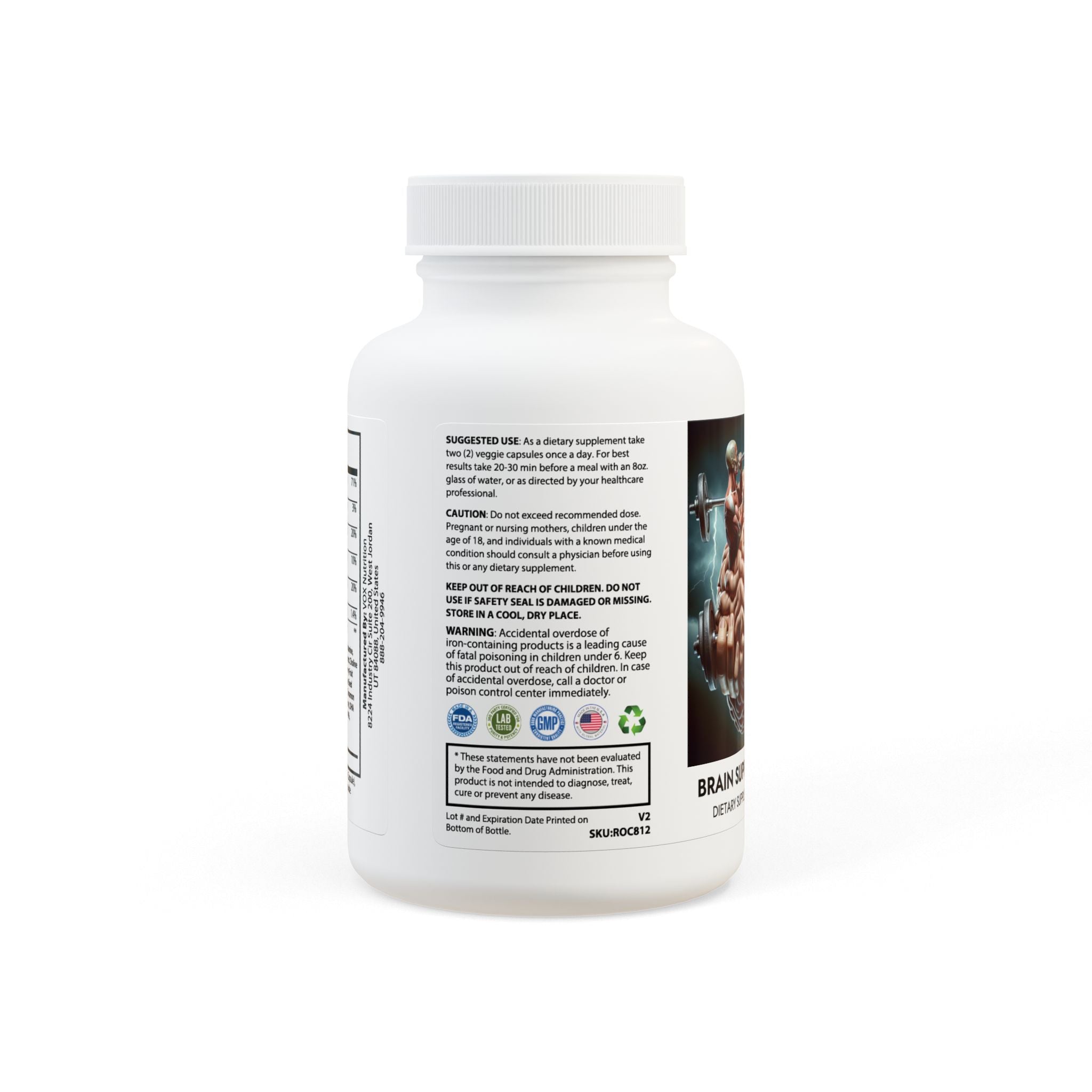 Brain Support Complex Supplement (60 Capsules)