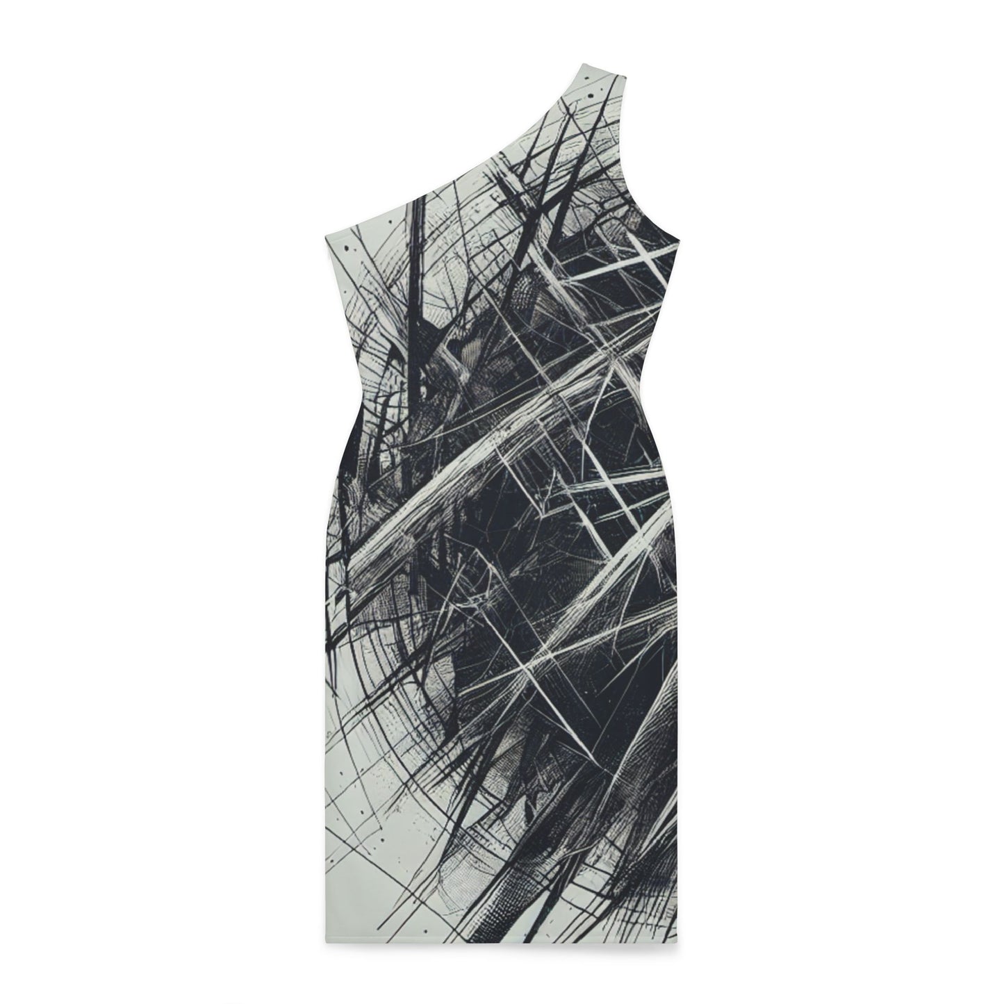 Shoulder Dress (AOP)